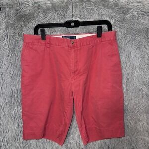 Polo by Ralph Lauren Red Cotton Shorts Menswear Casual Chino